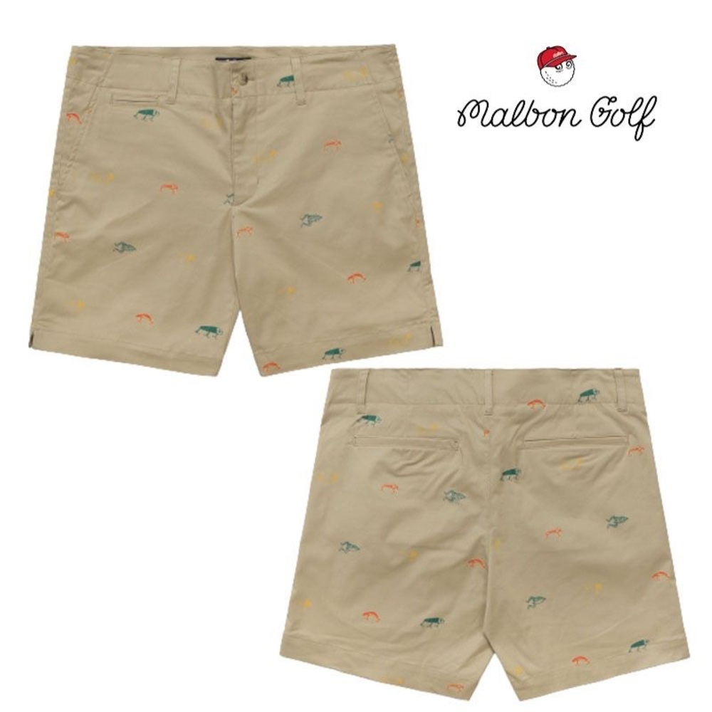 Malbon 23S/S Bass Club Chino Shorts Size 32 New with tags